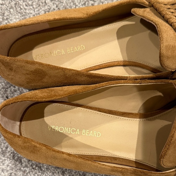 Veronica Beard Brown Suede Loafers - Picture 2 of 3